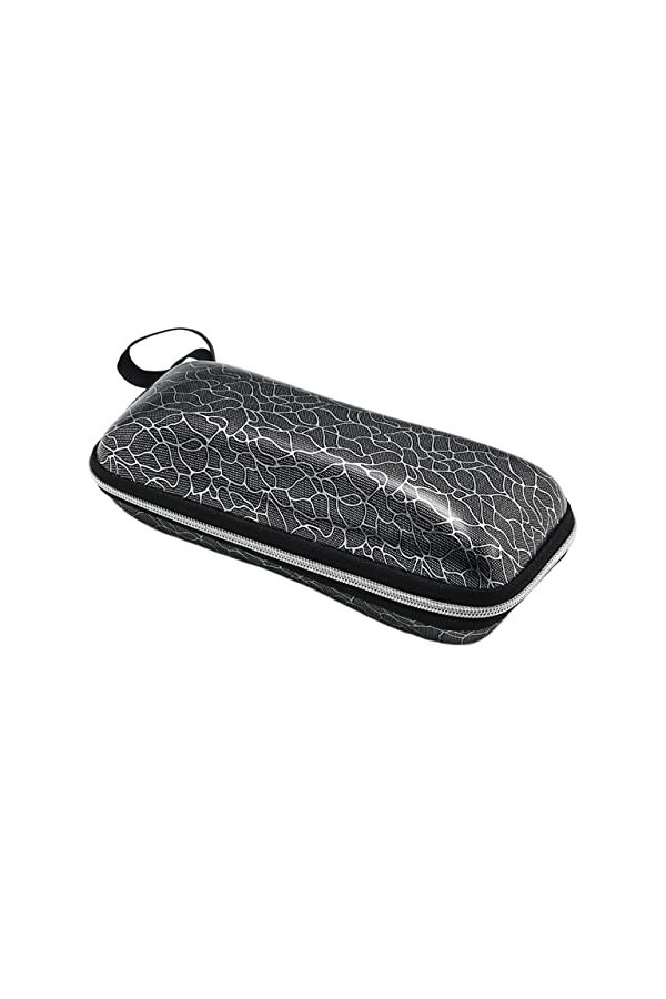 SayfuR 1PC Portable mousqueton lunettes lunettes de soleil étui rigide fermeture éclair lunettes protecteur support de la boî