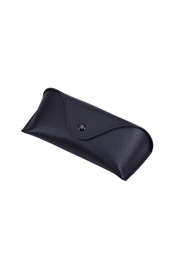 AttreX 1PC Durable cuir lunettes lunettes de soleil étui rigide protecteur boîte Portable couleur unie résistant à la pressio