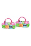 CIYODO 4 Pièces Portable Créatif Pour Enfants Récipient à Verres à Lunettes Enfant Sac De Rangement Pour Lunettes De Soleil D