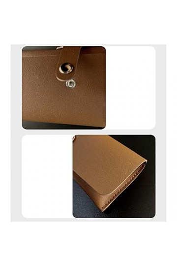 GALSOR Étui à lunettes pliable triangulaire Sac Souple En Cuir Étui À Lunettes De Soleil Presbyte Myope Étui À Lunettes Lunet