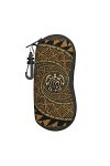 Étui à lunettes en néoprène avec motif tortue hawaïenne tapas honu tapas honnu lunettes de soleil étui souple ultra léger et 