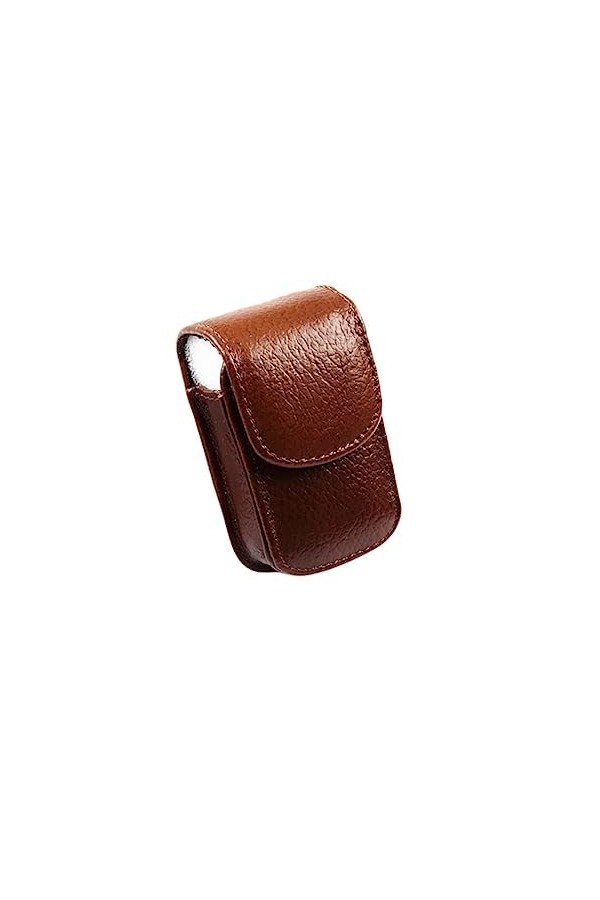 AGALUS Pliant Étui À Lunettes De Lecture Boîte De Ceinture Vintage Première Couche PU Étui À Lunettes Portable Lecture Verre 