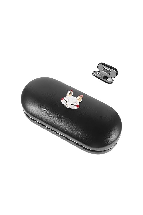 Lurrose Un Raccord 1 Ensemble Boîte À Lunettes Couronne Dur À Lunettes Voyage Lunettes Organisateur Divers Porte-Lunettes Lun