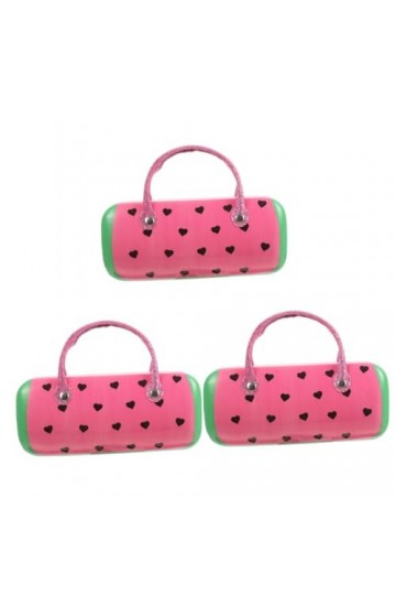 SOIMISS 3 Pièces À Lunettes Portable Pochette À Lunettes En Cuir À Lunettes Mignon De Protection De Lunettes À Lunettes De So