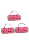 SOIMISS 3 Pièces À Lunettes Portable Pochette À Lunettes En Cuir À Lunettes Mignon De Protection De Lunettes À Lunettes De So