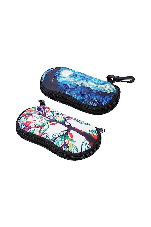 INOOMP 8 Pièces Lunettes De Soleil Sac Organisateur De Voyage Sacs Lunettes De Soleil De Mode Pour Femmes Étui À Lunettes De 