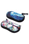 INOOMP 8 Pièces Lunettes De Soleil Sac Organisateur De Voyage Sacs Lunettes De Soleil De Mode Pour Femmes Étui À Lunettes De 