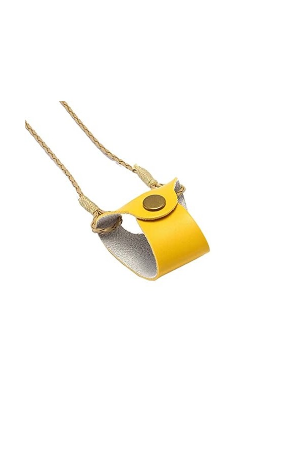 SayfuR Clip de cou suspendu lunettes sacs femmes hommes Portable étui en cuir lunettes lanière mignon Protection couverture 