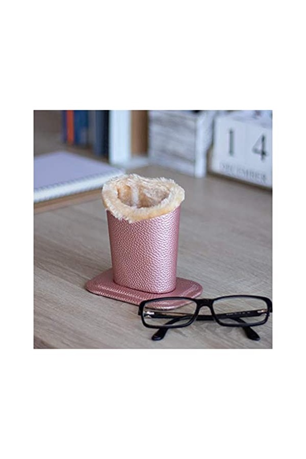 HEXEH Support à lunettes Lunettes de vue en peluche Titulaire Végétalie Cuir Végétales Cas de table de table de table de tabl