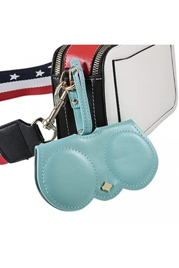 ZKYUCHUN Cas de lunettes, lunettes de soleil anti-pression portables Sac de rangement de lunettes de rangement, clip de lunet