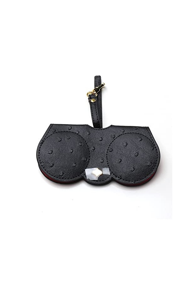 ZKYUCHUN Cas de lunettes, lunettes de soleil anti-pression portables Sac de rangement de lunettes de rangement, clip de lunet