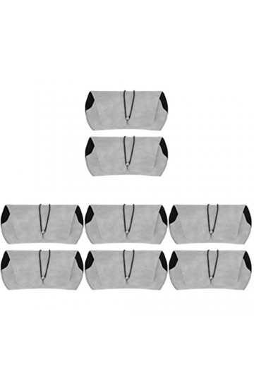 VOSAREA 8 Pièces Boîte De Rangement Pour Lunettes De Soleil Étui à Lunettes De Soleil Portable Étuis à Lunettes Pour Hommes L