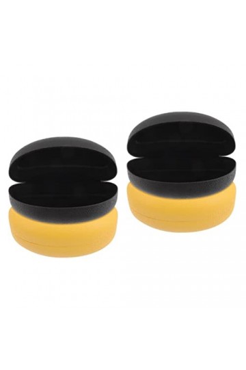 iplusmile 4 Pièces en Cuir Voyage Femmes Hommes Étuis Porte-Lunettes de Soleil Coquille Cadeaux Grande Mallette de Transport 