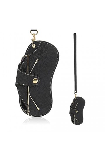 AttreX Étuis for lunettes de soleil Lunettes de soleil de couleur unie Sac Lunettes Housse de protection Étui à lunettes en c