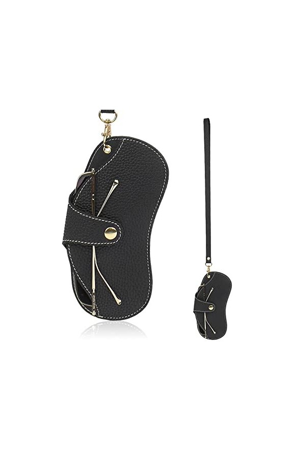 AttreX Étuis for lunettes de soleil Lunettes de soleil de couleur unie Sac Lunettes Housse de protection Étui à lunettes en c