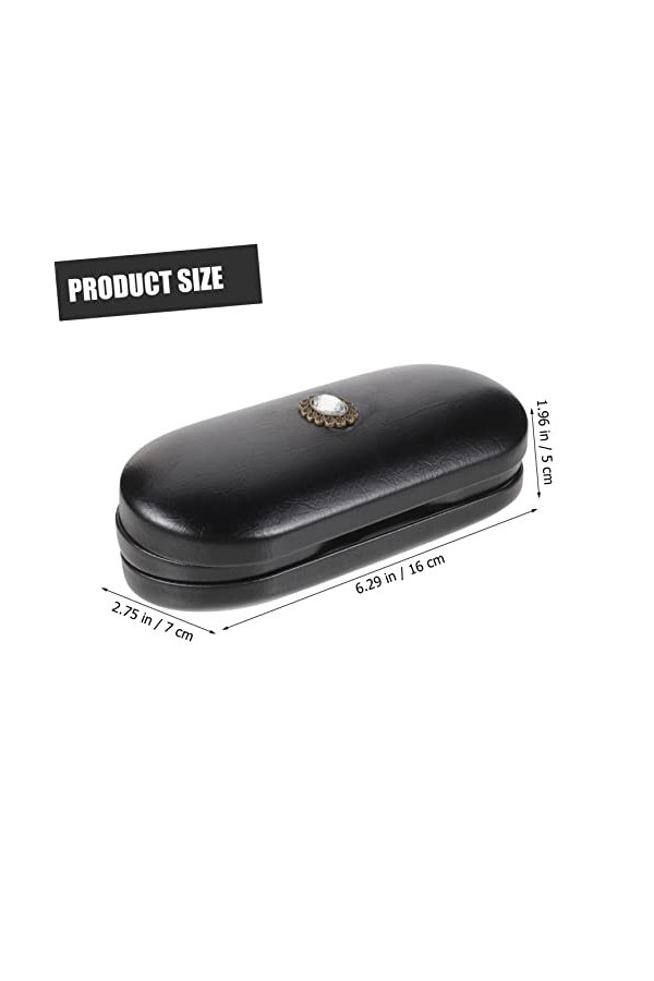 ULTECHNOVO 1 Ensemble Étui À Lunettes À Double Usage Étui De Rangement De Lunettes De Soleil Étui À Lunettes DExtérieur Étui