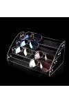 MHBY Boîte de Rangement pour Lunettes de Soleil, boîte de Lunettes de Soleil en Acrylique Multicouche, Organisateur de Lunett