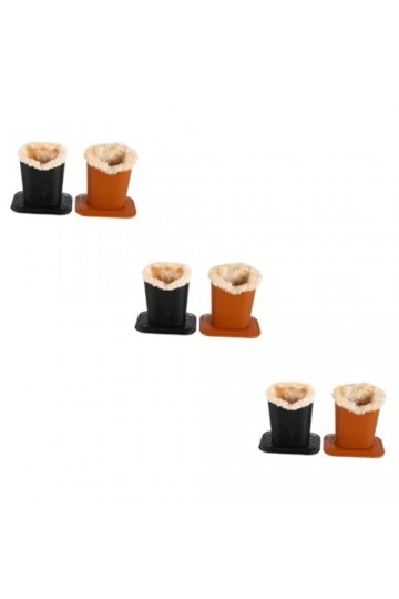 SOIMISS 6 Pcs Lunettes Présentoir À Pinceaux De Maquillage Étuis À Lunettes En Cuir Support De Lunettes Étuis À Lunettes Lune