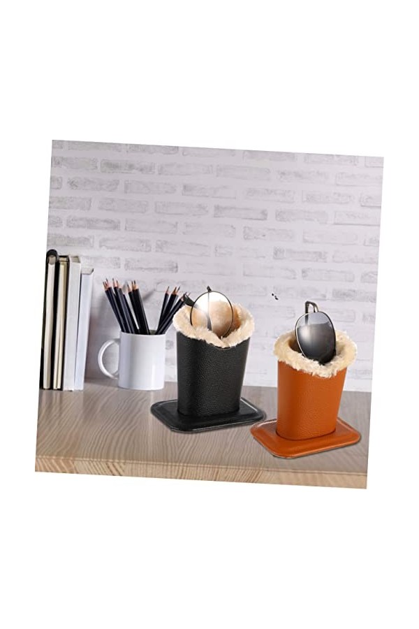 SOIMISS 6 Pcs Lunettes Présentoir À Pinceaux De Maquillage Étuis À Lunettes En Cuir Support De Lunettes Étuis À Lunettes Lune