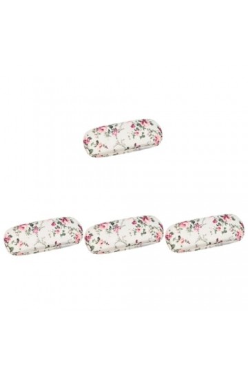 ABOOFAN 4Pcs Boîte Imprimé À Lunettes À Lunettes De Plongée À Lunettes Femmes À Lunettes Coque Rigide À Lunettes À Lunettes F