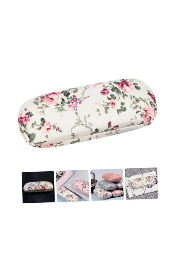 ABOOFAN 4Pcs Boîte Imprimé À Lunettes À Lunettes De Plongée À Lunettes Femmes À Lunettes Coque Rigide À Lunettes À Lunettes F