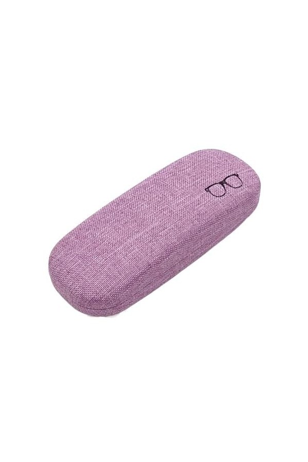 SayfuR Étui à lunettes coque dure tissus de lin étuis à lunettes couverture de protection for hommes femmes lunettes de solei