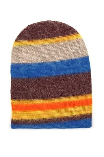 collezione alessandro Bea Bonnet tricoté, Jaune, Taille Unique Femme