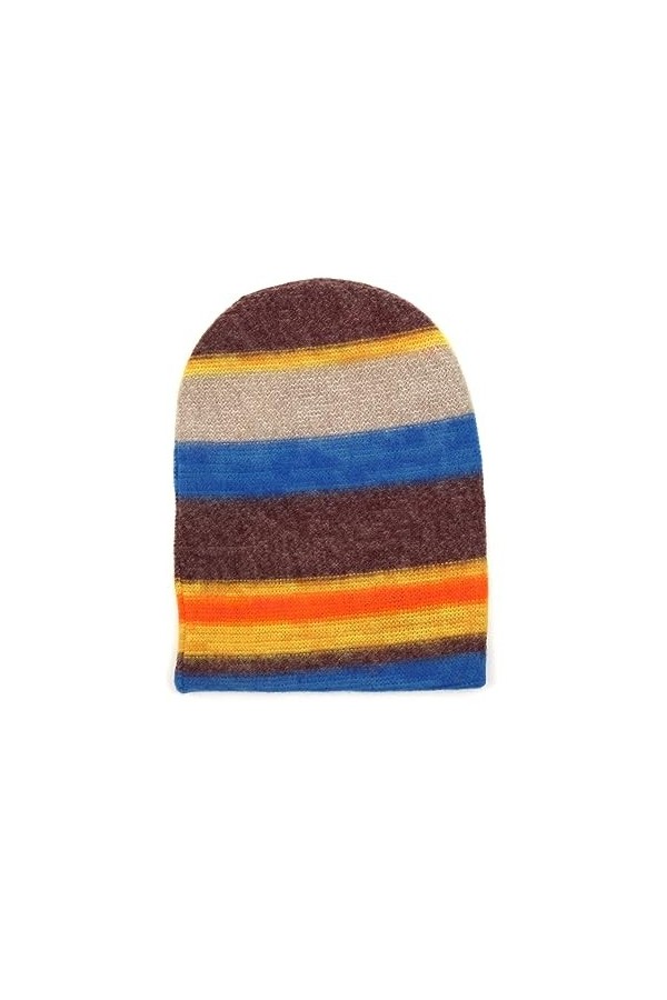 collezione alessandro Bea Bonnet tricoté, Jaune, Taille Unique Femme