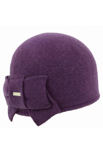 Seeberger Litika Bonnet en laine cuite pour femme dhiver, Garnet 76, 55-58