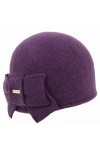 Seeberger Litika Bonnet en laine cuite pour femme dhiver, Garnet 76, 55-58