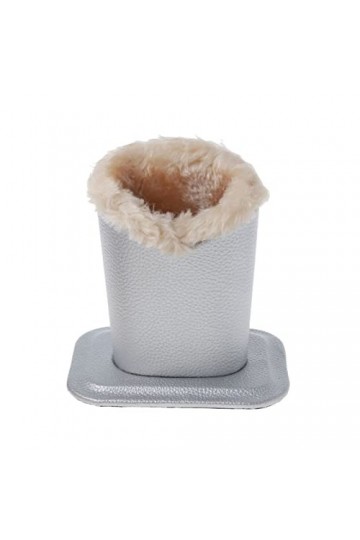 MOOWI Présentoir de lunettes Puce Titulaire de lunettes de soleil porte-lunettes en cuir avec doublure en peluche douce Porte