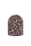 HAT YOU Ensemble dhiver réversible pour femme avec motif léopard, double couche, Spotted, taille unique