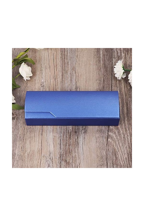 CLSMYLFB Boîte de rangement pour lunettes de soleil - Bleu brossé