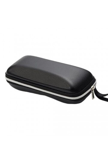 UNbit Étui à lunettes de soleil à glissière Boîte à lunettes de protection en cuir Boîtes Color : Zipper Case, Size : One Si