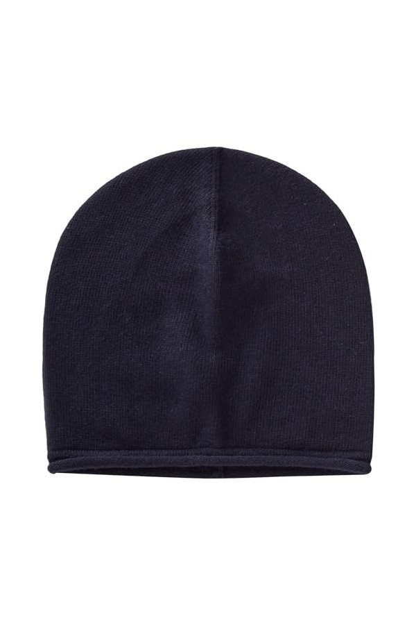 United Colors of Benetton Bonnet en Tricot 1235da00j Ensemble daccessoire dhiver, Bleu foncé 66U, Taille Unique Femme