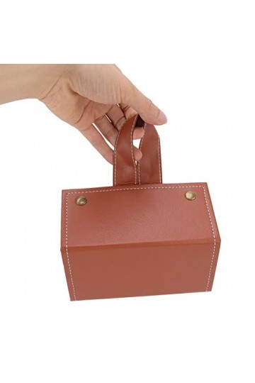 CUEI Étui de Rangement pour Lunettes de Soleil, Cuir PU 5 Fentes Pliable Plusieurs Paires de Lunettes boîte de Rangement étui