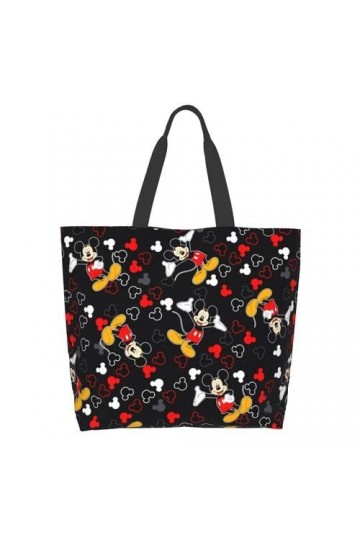 mi c-k-e-y Mouse Grand sac fourre-tout à bandoulière décontracté réutilisable pour femme Sac à bandoulière Sac à main pour co