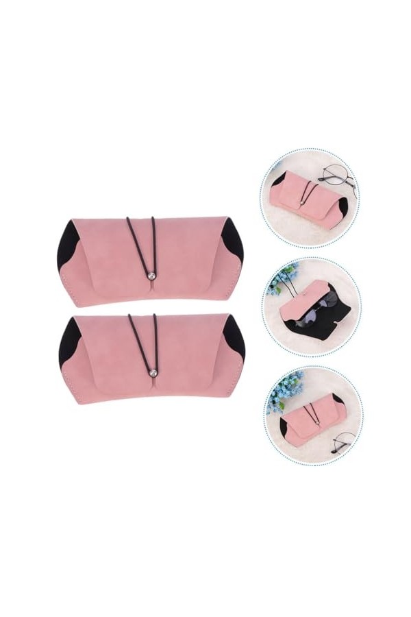 SOIMISS 6 Pcs Boîte De Rangement De Lunettes De Soleil Brassards En Cuir Lunettes De Soleil Pour Femmes Lunettes De Soleil Vi