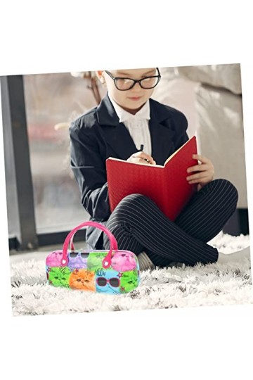 GALPADA 4 Pièces Enfants Créatifs Portable Lunettes À Lunettes De Soleil Lunettes Conteneur À Lunettes Pour Femmes Lunettes E