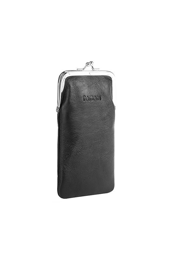 Bagan Étui à lunettes Femme cuir véritable