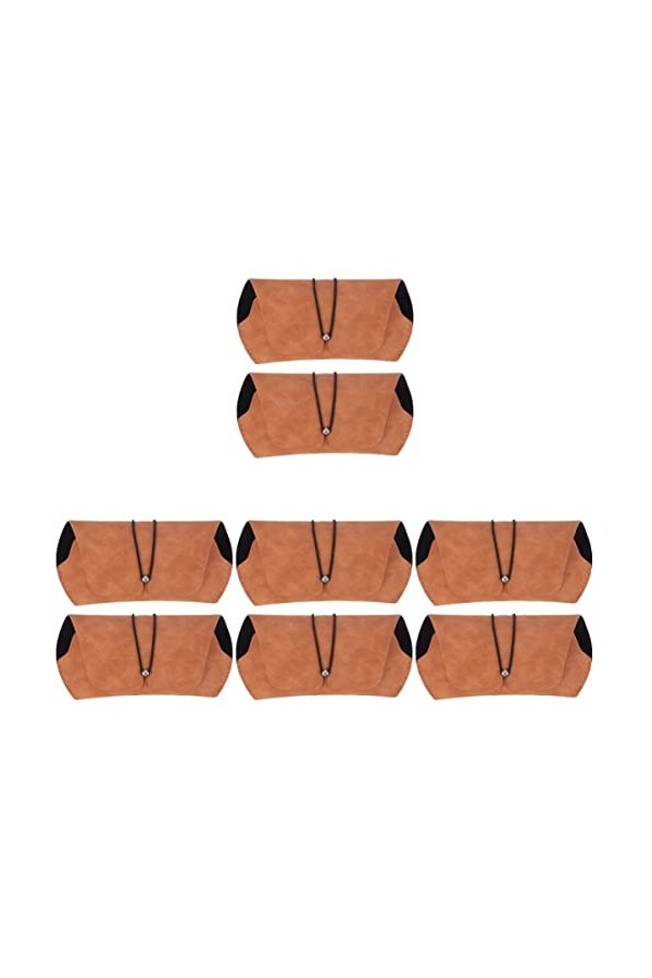 Veemoon 8Pcs Outdoor Eyewear for Portable Vintage Eyeglass Girls with Cases Holder Case Case Protection Storage Belt Containe