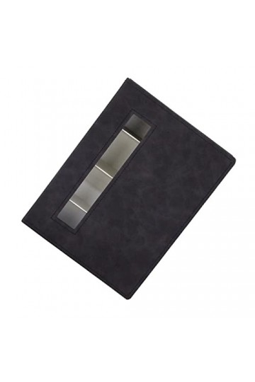 ABOOFAN 1Pc Quatre Pièces Étui À Lunettes Livre Présentoir Mode Lunettes De Soleil Gris Lunettes Lunettes En Cuir Étui À Lune