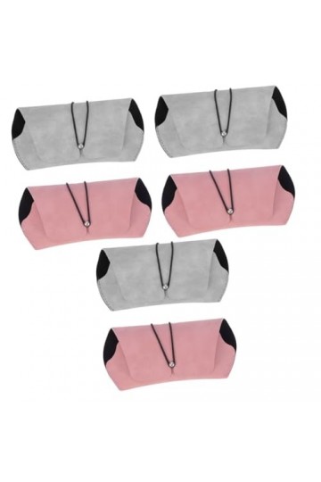 GALPADA 6 Pcs Boîte De Rangement De Lunettes De Soleil Étui De Protection De Lunettes Étui De Rangement De Lunettes En Tissu 