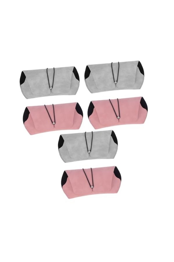 GALPADA 6 Pcs Boîte De Rangement De Lunettes De Soleil Étui De Protection De Lunettes Étui De Rangement De Lunettes En Tissu 