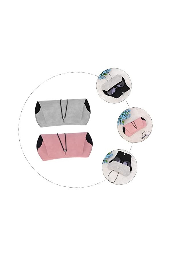 GALPADA 6 Pcs Boîte De Rangement De Lunettes De Soleil Étui De Protection De Lunettes Étui De Rangement De Lunettes En Tissu 