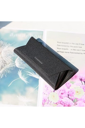 SINKOV Étui à Lunettes Coque Rigide Lunettes myopes Noires Lunettes de Soleil Grandes Lunettes étui à Lunettes Portable