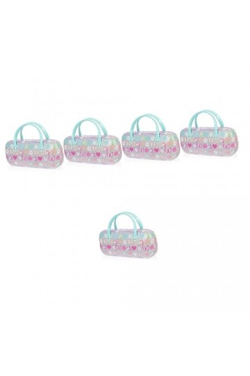 SOIMISS 5 Pièces Étui À Lunettes Portable Créatif Pour Enfants Sac De Maquillage Portable Lunettes À Shot En Verre Étui À Lun