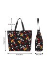mi c-k-e-y Mouse Grand sac fourre-tout à bandoulière décontracté réutilisable pour femme Sac à bandoulière Sac à main pour co