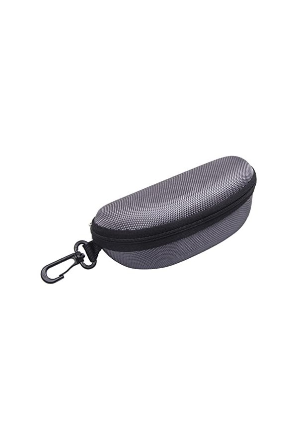 AttreX Étui à lunettes de soleil portable protecteur de lunettes coque de lunettes à glissière légère avec mousqueton Boîtes 