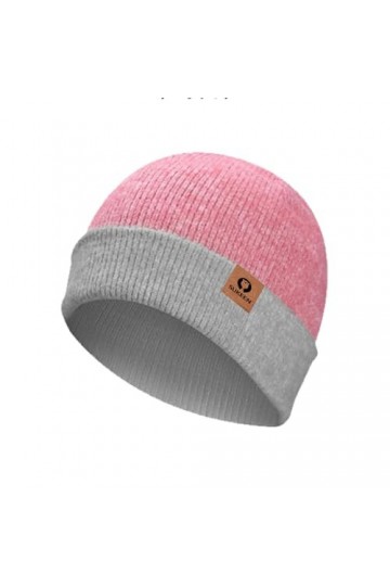 Bonnet dhiver unisexe pour homme et femme 2 en 1 réversible Bonnet dhiver pour garçon Chapeaux bouffants doux, chaud, exten